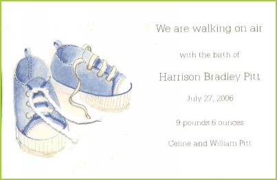 Blue Sneakers with shoe laces invitation by Stevie Streck